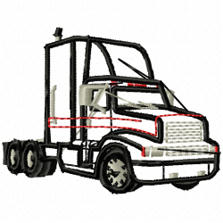 Truck Embroidery Design 2 Truck Embroidery Design 2